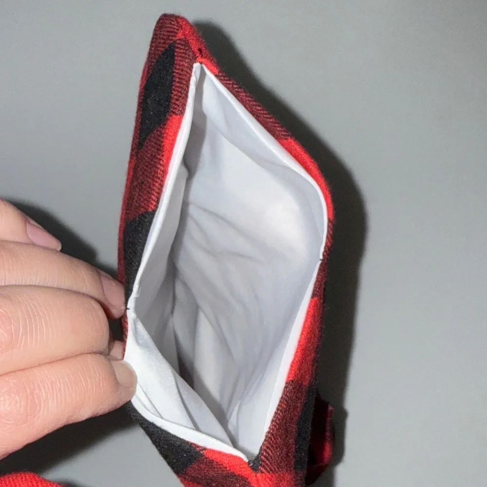 Red and Black Plaid Dog Bone Stocking - Picture 5 of 5